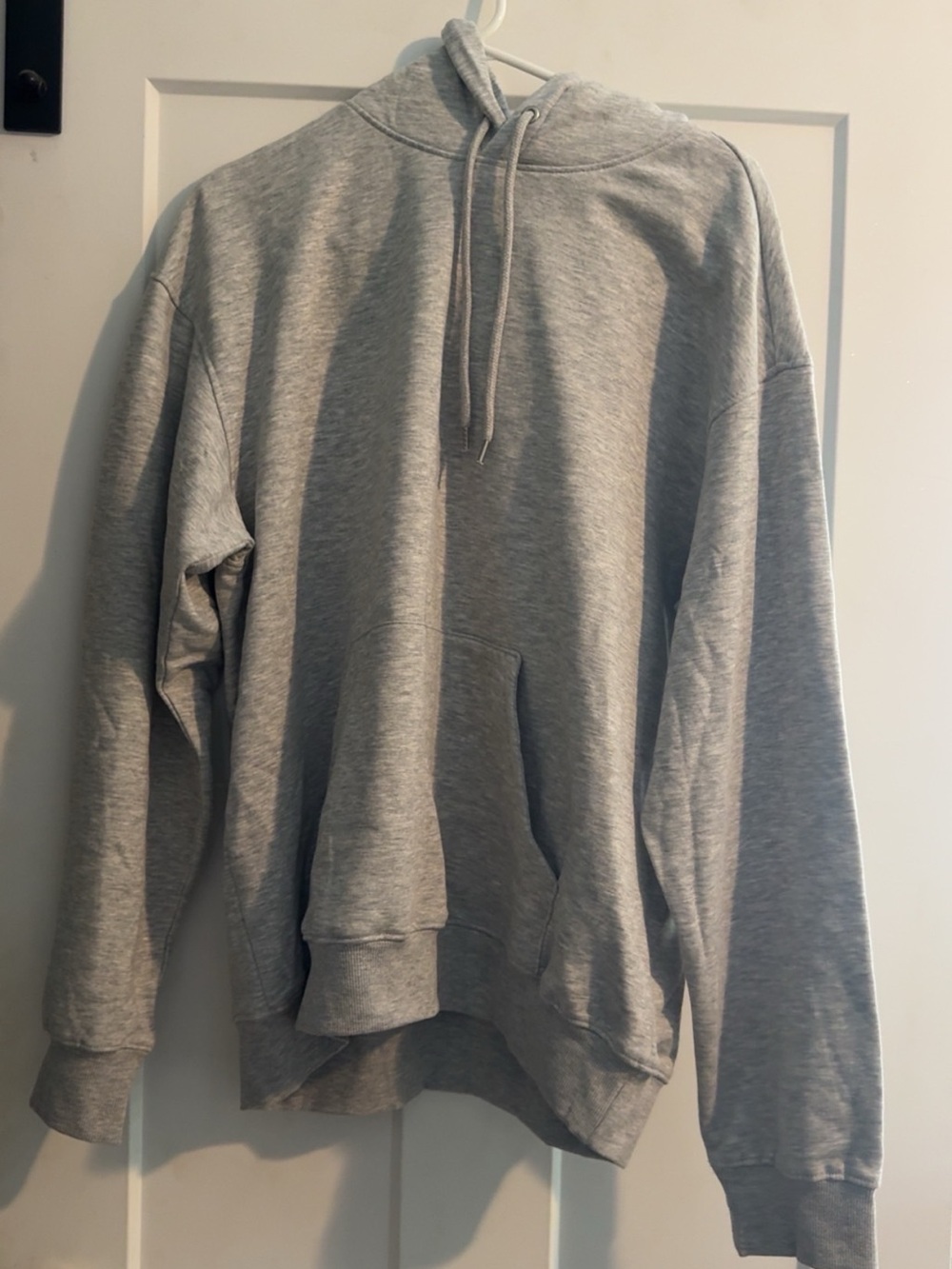 H&M Light Gray Crewneck Hoodie Sweatshirt